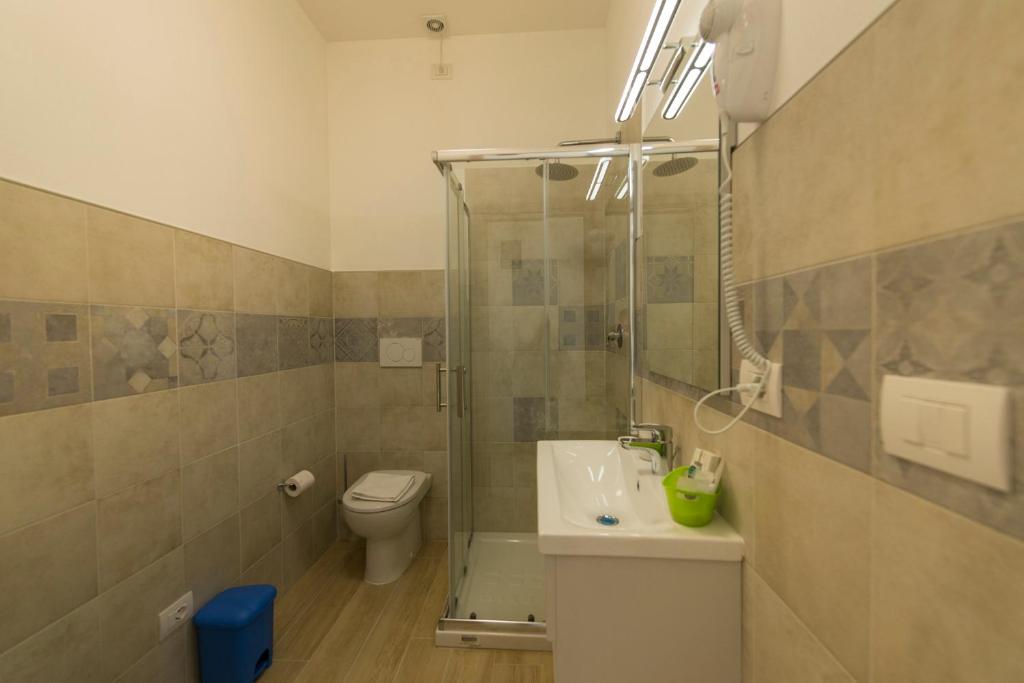Koupelna v ubytování Podere Abbazia b&b