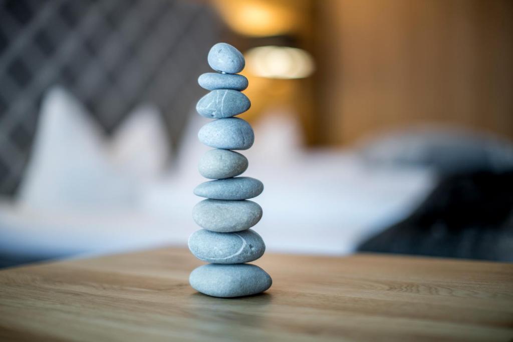 Postel nebo postele na pokoji v ubytování Post Hotel Paznaun