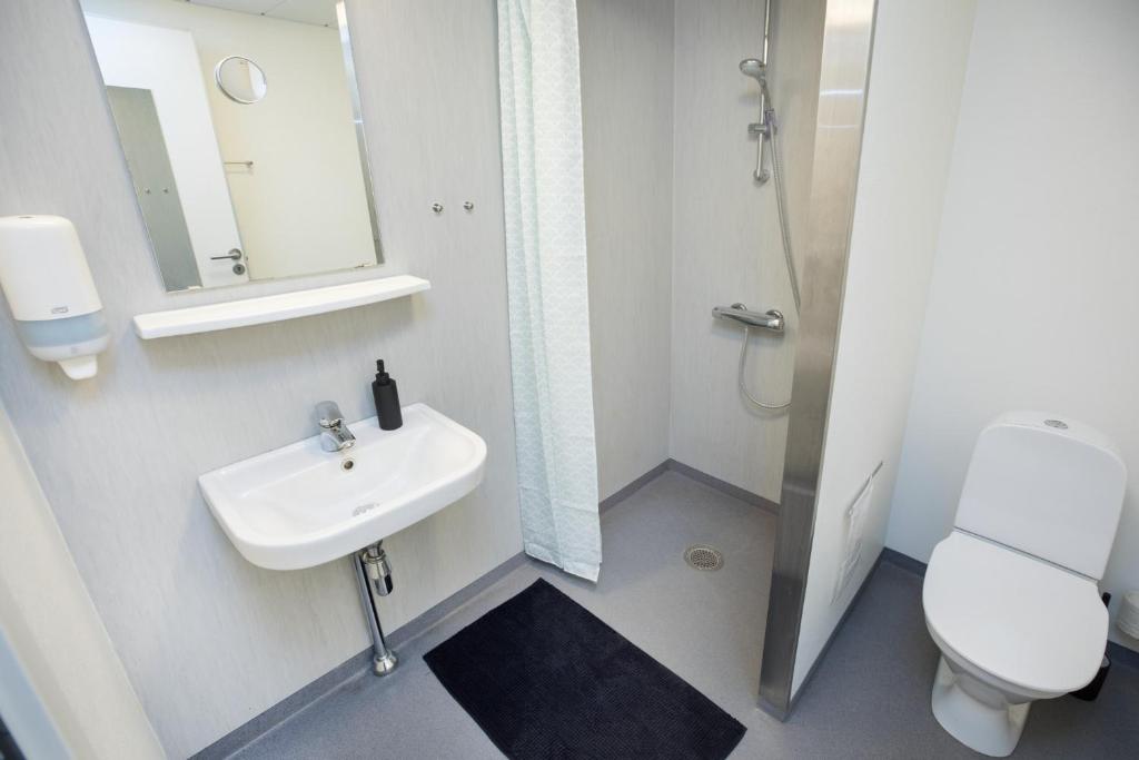 Koupelna v ubytování OnlySleep Trafikcenter