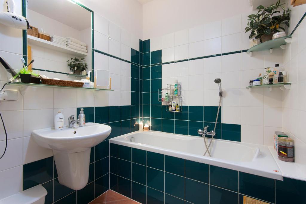 Koupelna v ubytování Victoria Design Stays - Apartment Rehorova