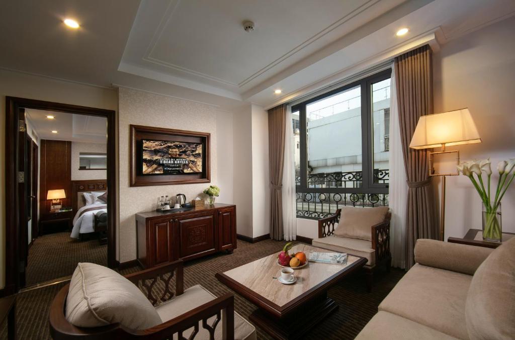 Posezení v ubytování Rex Hanoi Hotel