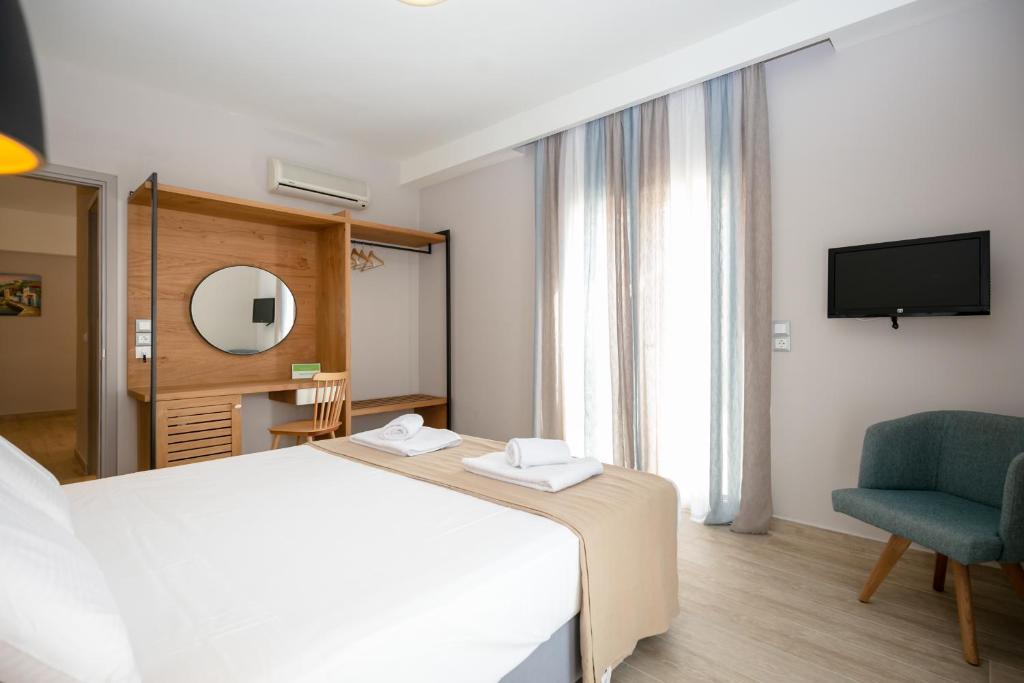 TV a/nebo společenská místnost v ubytování Electra Apartments