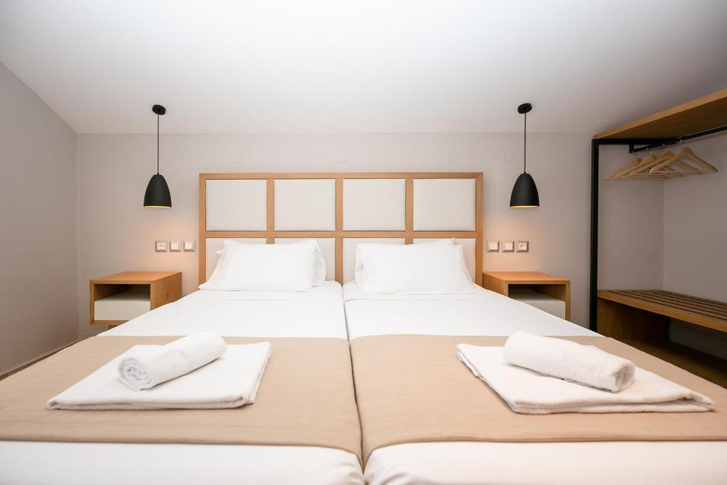 Postel nebo postele na pokoji v ubytování Electra Apartments