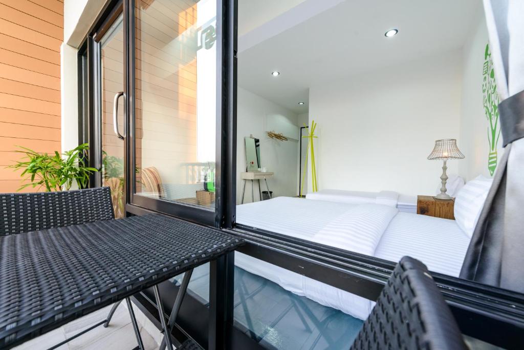 Postel nebo postele na pokoji v ubytování Eco Hostel