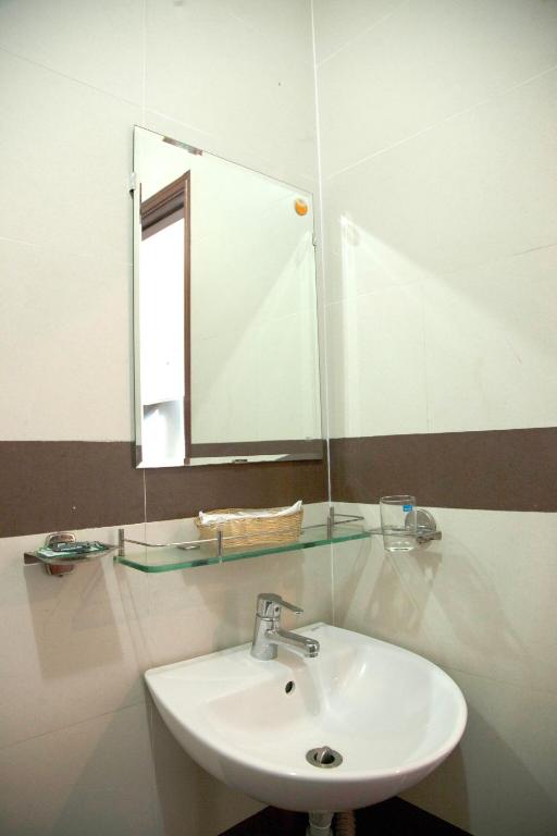 Koupelna v ubytování Hoang Thuy Sinh Hotel