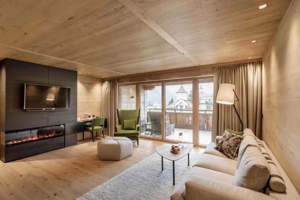 Posezení v ubytování Cocoon - Alpine Boutique Lodge