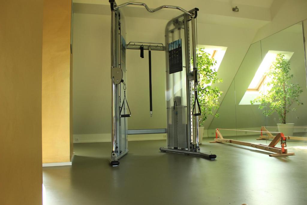 Fitness centrum a/nebo fitness zařízení v ubytování Hotel Restaurant Höldrichsmühle