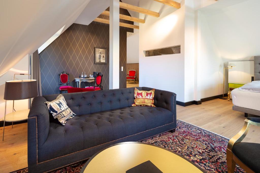 Posezení v ubytování Hotel Rittergut Osthoff