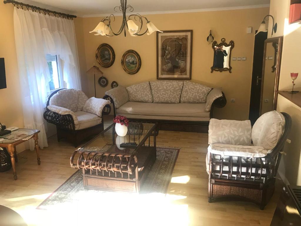 Posezení v ubytování Apartmani Stojanovic