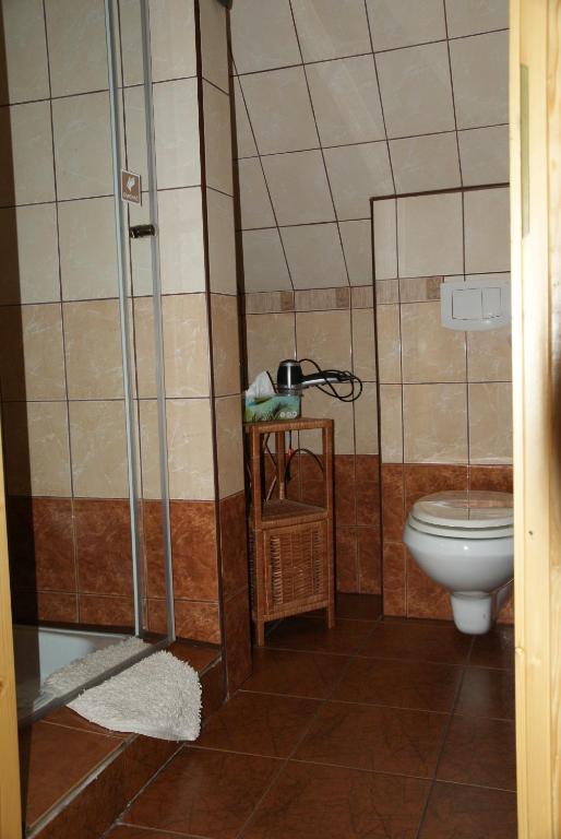 Kúpeľňa v ubytovaní Willa Pod Banderą