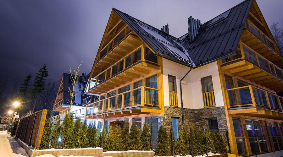 Budynek, w którym mieści się apartament