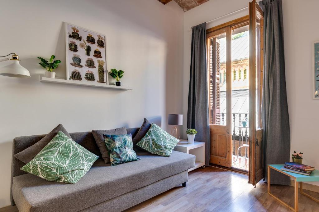 Posedenie v ubytovaní Charming & Convenient Apartment Near Plaza Espanya