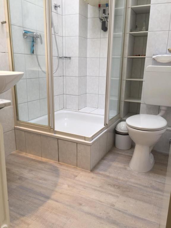 Koupelna v ubytování Haus Solymar App. 59