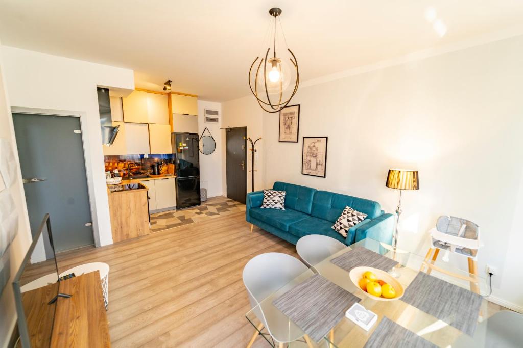 Kuchyňa alebo kuchynka v ubytovaní Apartament przy Wyspie Młyńskiej
