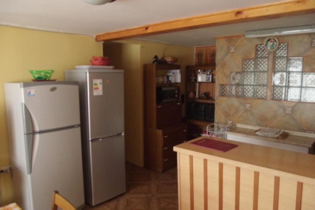 Kuchyň nebo kuchyňský kout v ubytování Hostal Miramar