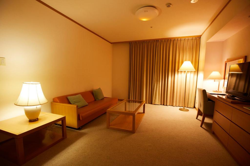 Posezení v ubytování Kamogawa Country Hotel