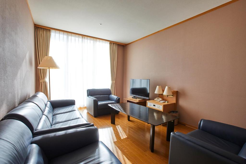 Posezení v ubytování Kamogawa Country Hotel