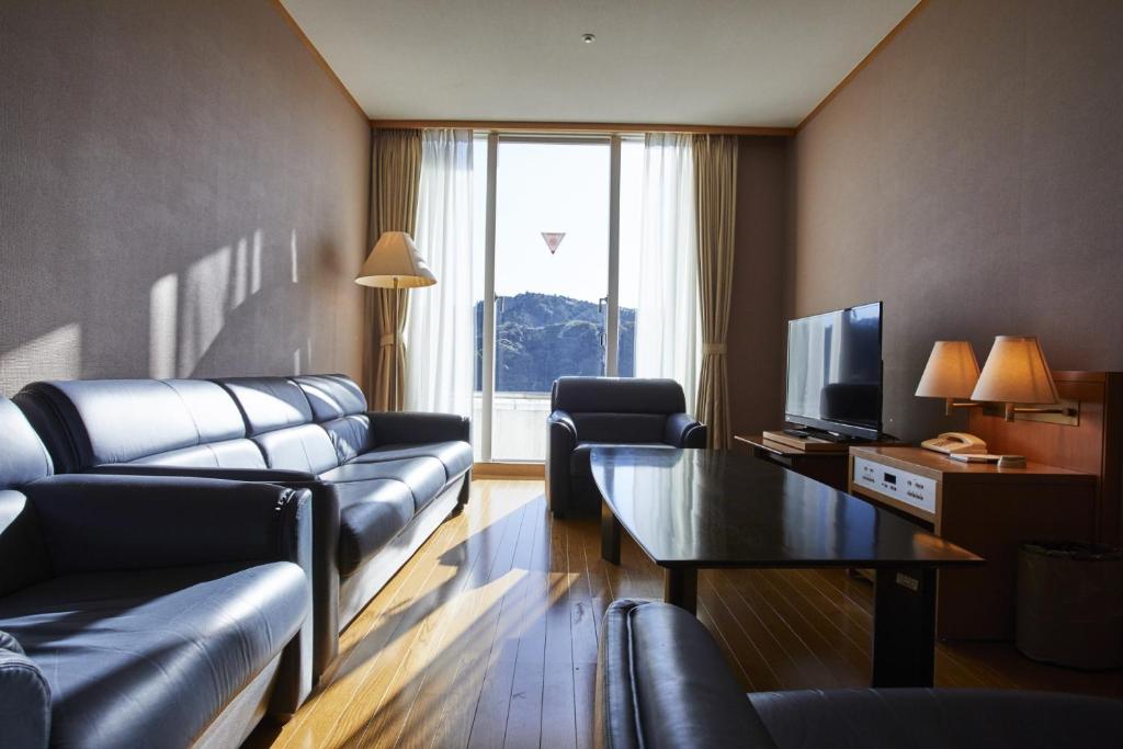 Posezení v ubytování Kamogawa Country Hotel