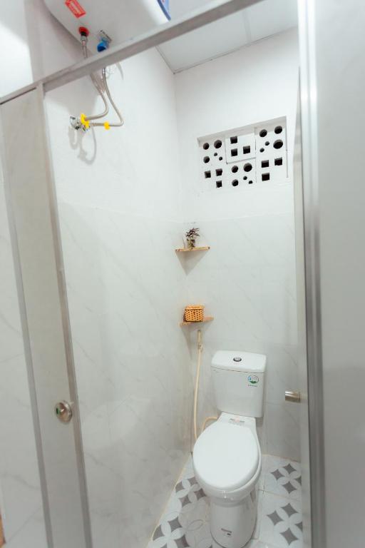 Koupelna v ubytování Rubis Hostel