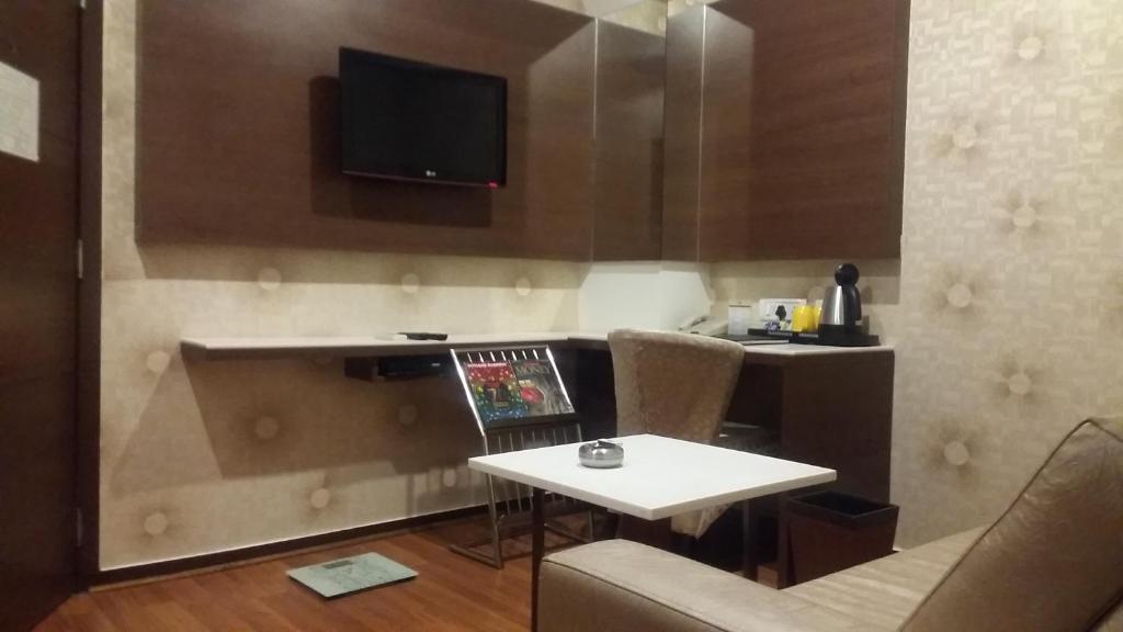 Kuchyň nebo kuchyňský kout v ubytování Hotel Pai Vista