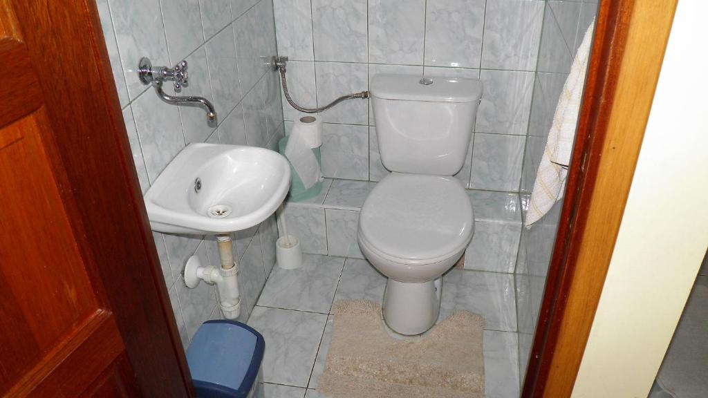 Koupelna v ubytování Podelniska