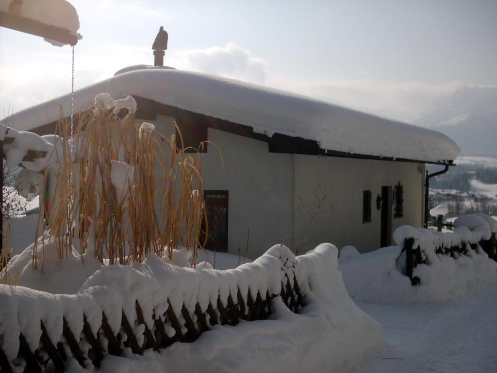 Ferienchalet Panoramablick v zimě