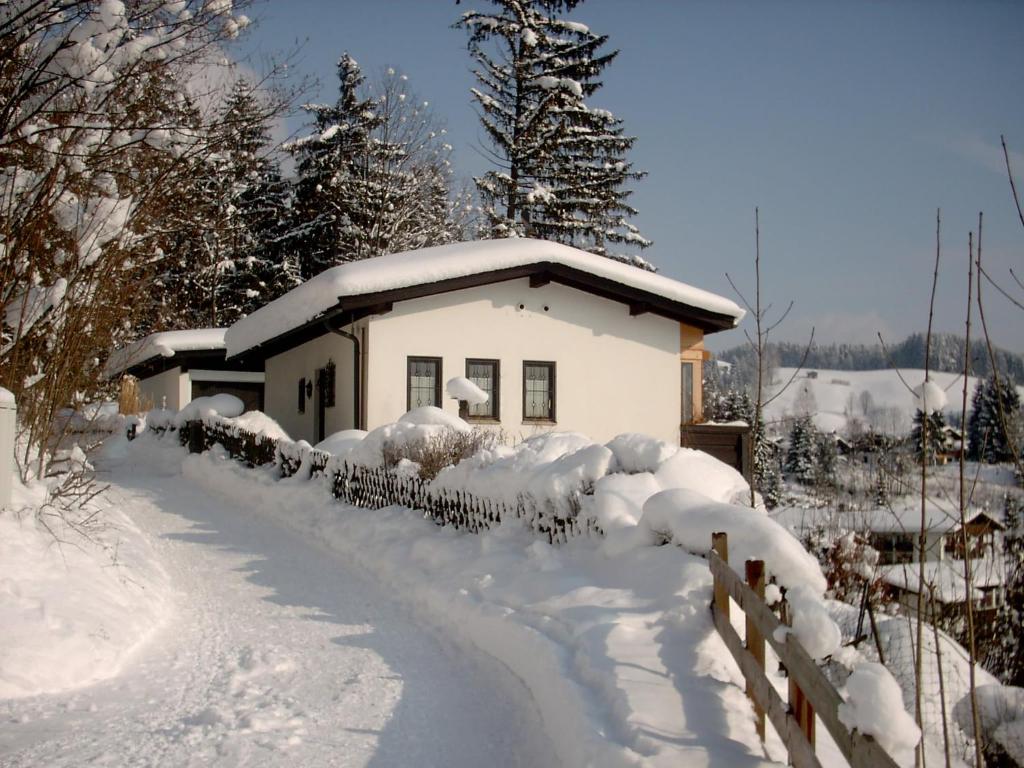 Ferienchalet Panoramablick v zimě
