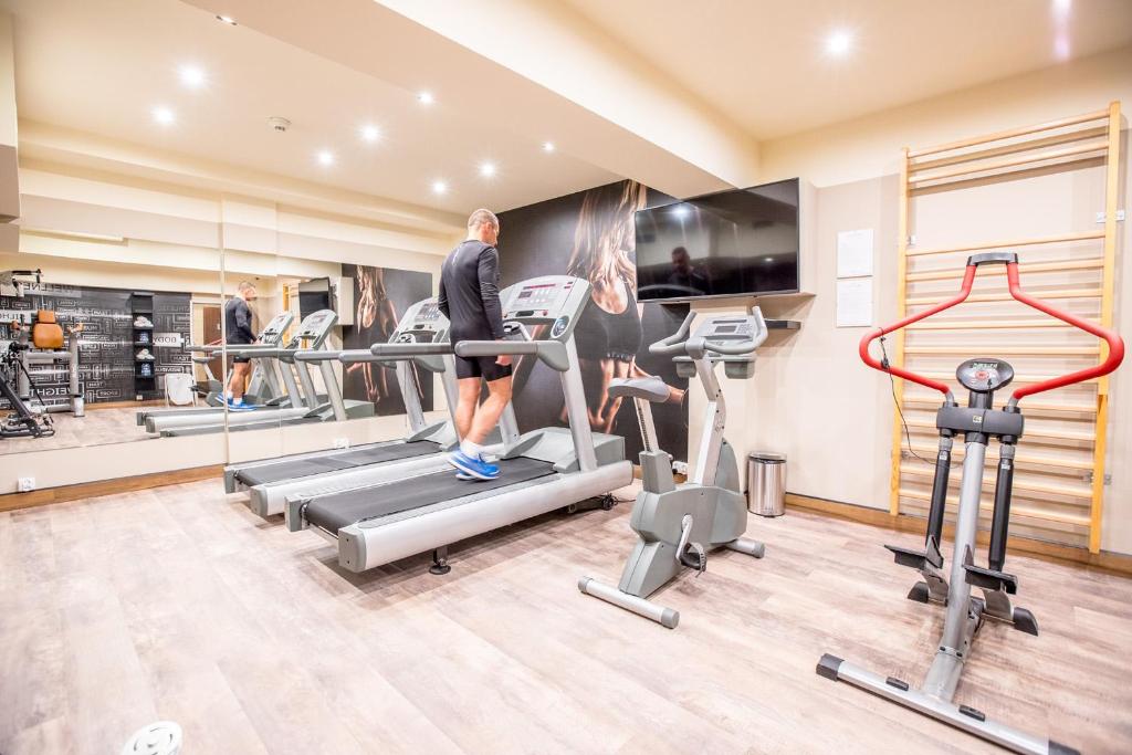 Fitness centrum a/nebo fitness zařízení v ubytování Park Hotel Diament Wroclaw