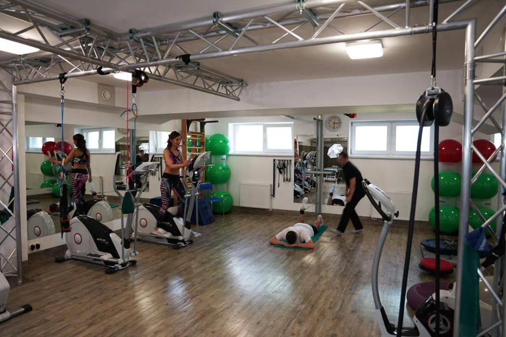 Fitness centrum a/nebo fitness zařízení v ubytování San Medical Spa