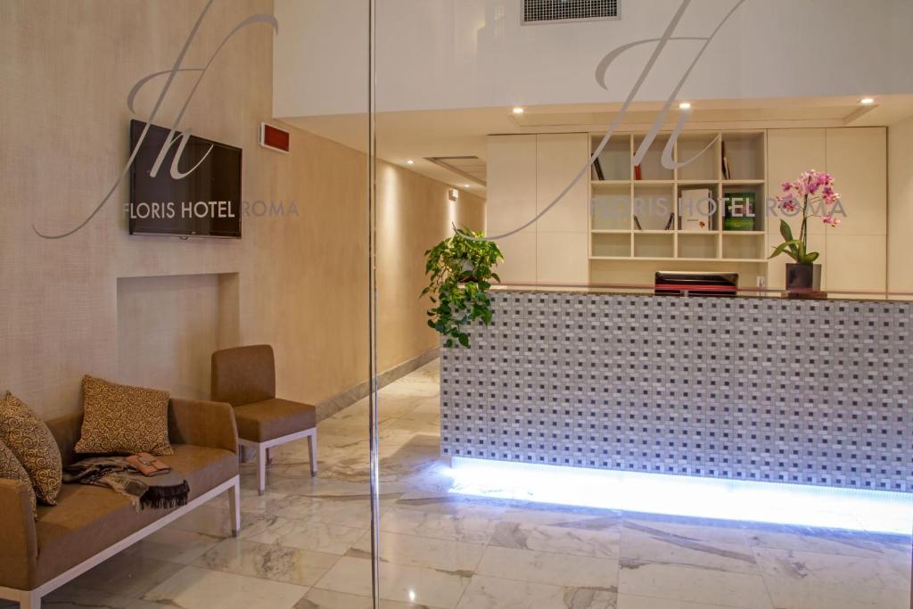 Posezení v ubytování Floris Hotel