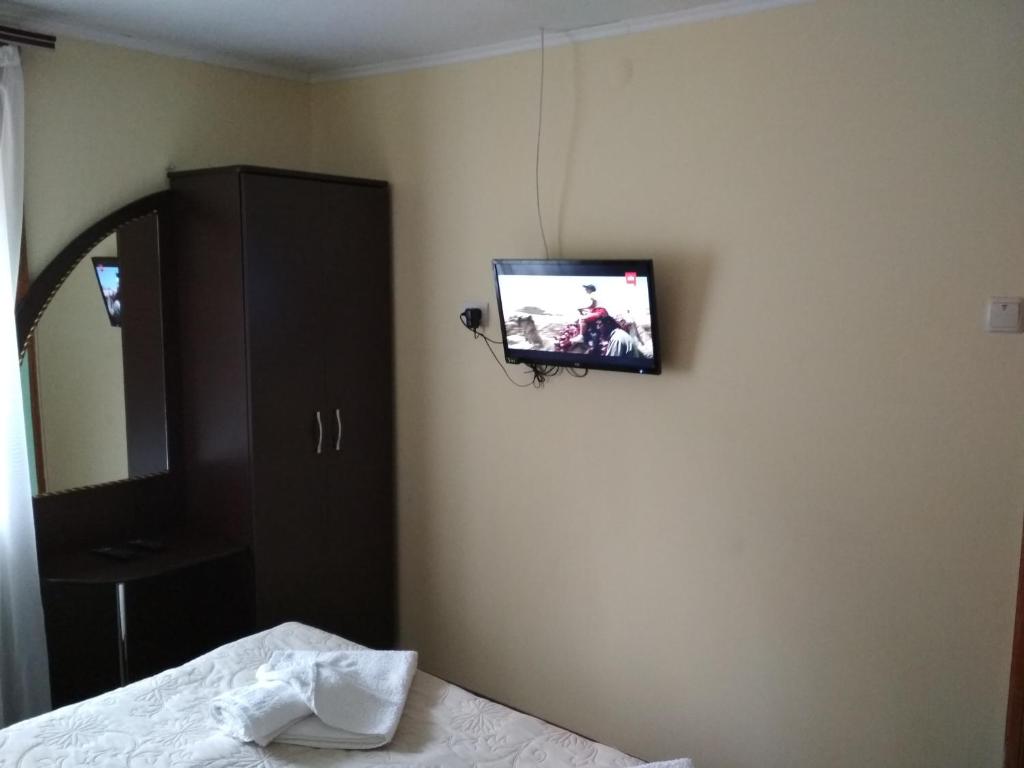 TV a/nebo společenská místnost v ubytování U dida Grytsya