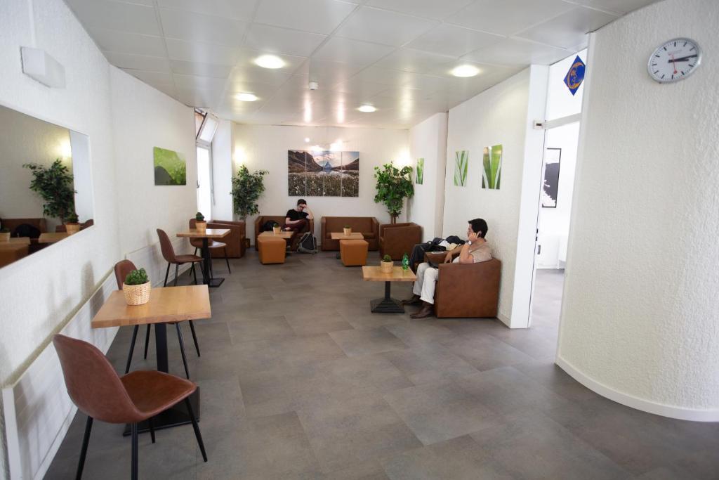Posezení v ubytování City Hostel Geneva
