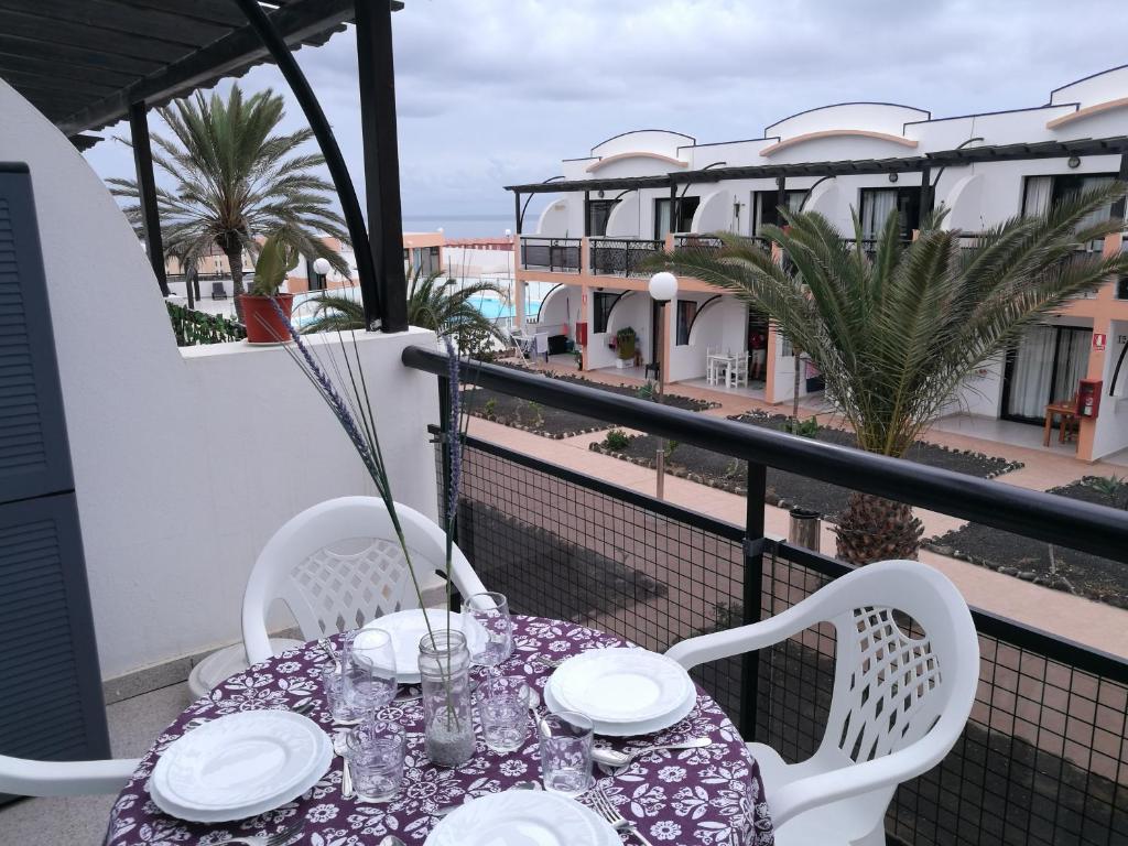 Balkón nebo terasa v ubytování Apartamento LE SOLEIL de Fuerteventura