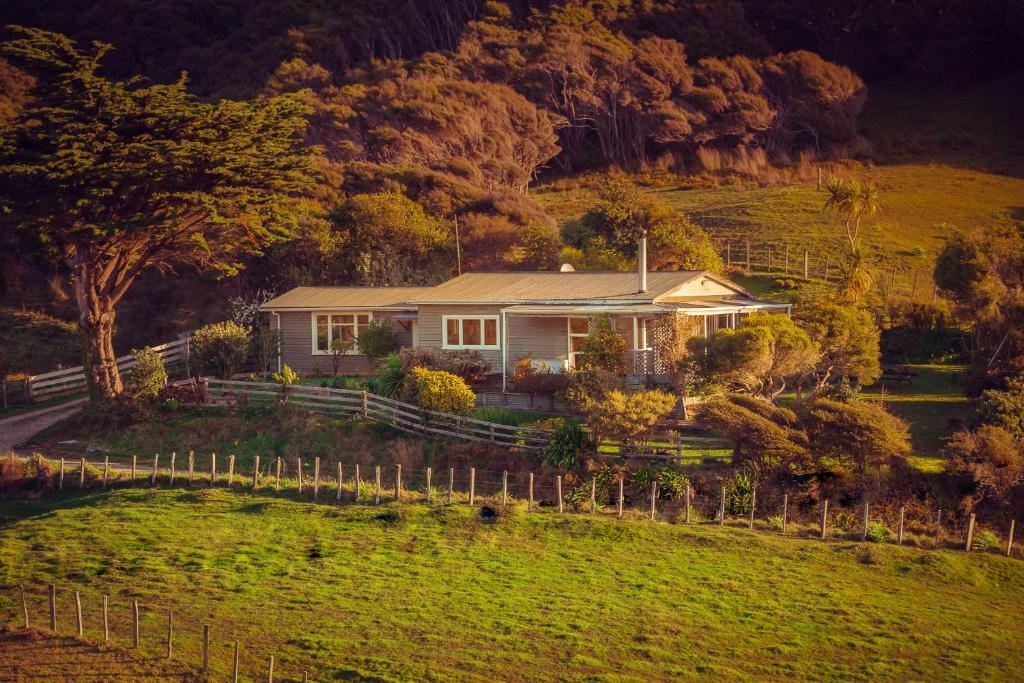 Zahrada ubytování Te Hapu Coastal Cottages