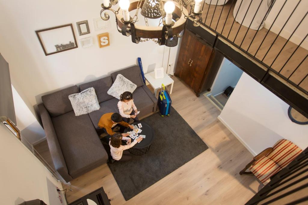A seating area at Casa Severina