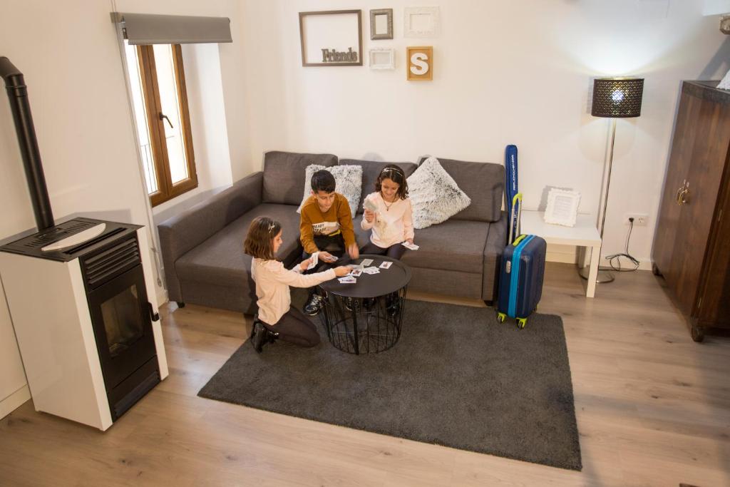 A seating area at Casa Severina