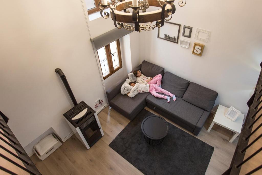 A seating area at Casa Severina
