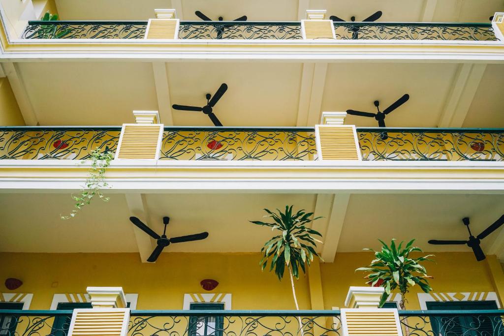 Balkón nebo terasa v ubytování Golden Banana Residence