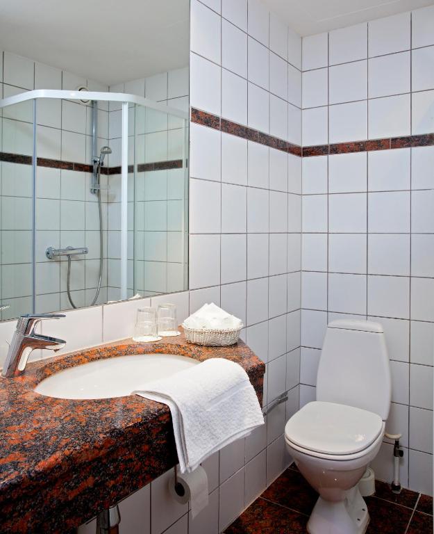 Koupelna v ubytování Glostrup Park Hotel