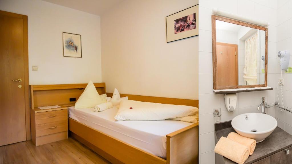 Koupelna v ubytování Alpine Life Hotel Anabel