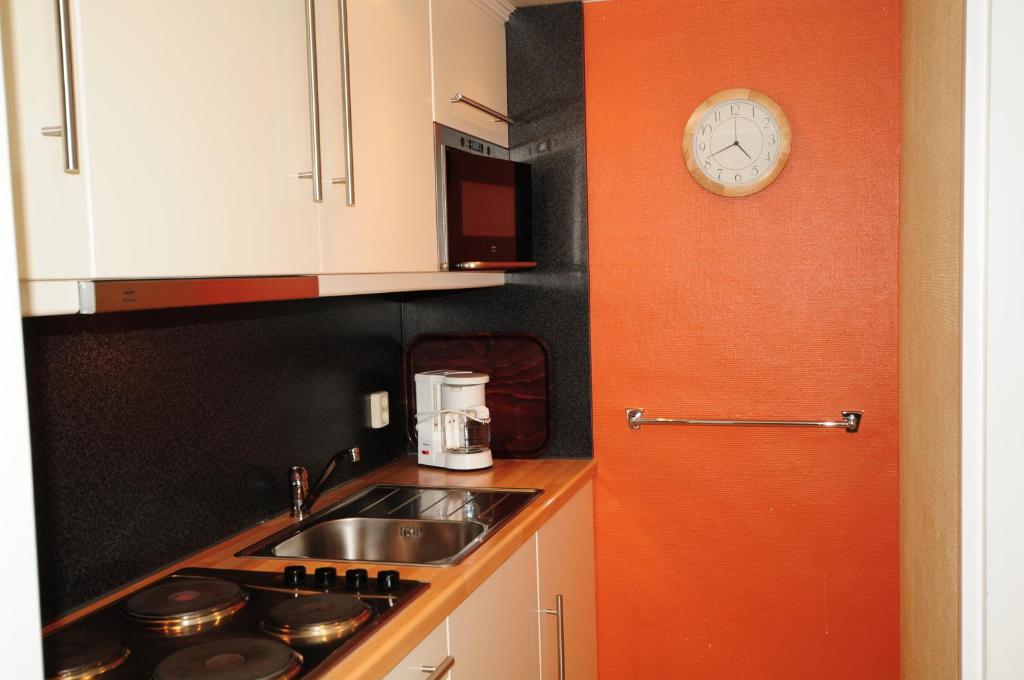 Kuchyň nebo kuchyňský kout v ubytování Apartment " PENSCH "