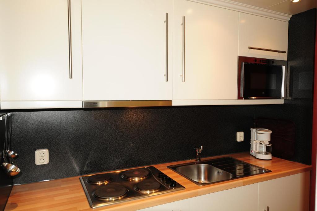 Kuchyň nebo kuchyňský kout v ubytování Apartment " PENSCH "
