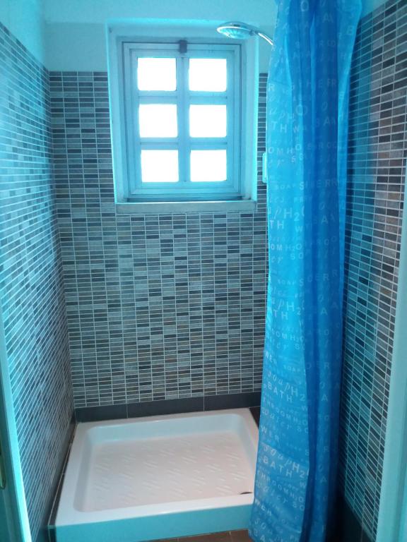Koupelna v ubytování Hotel Blu