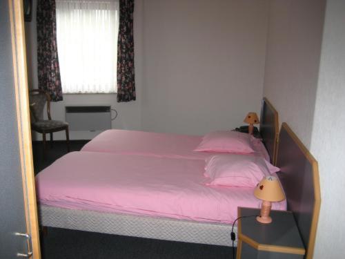 Postel nebo postele na pokoji v ubytování Hotel Saint-Hubert
