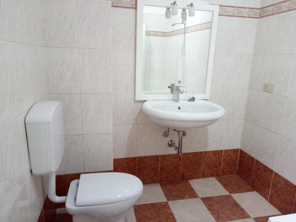 Koupelna v ubytování B&B MIke