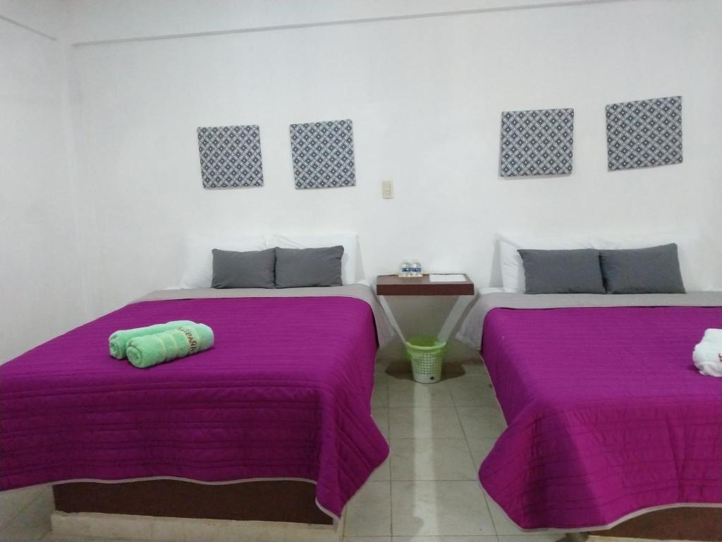 Postel nebo postele na pokoji v ubytování Hotel España