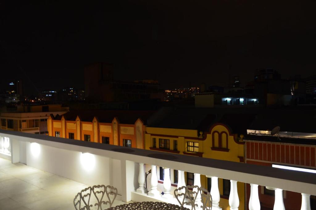 Balkón nebo terasa v ubytování Hotel Gran Mariscal Quito