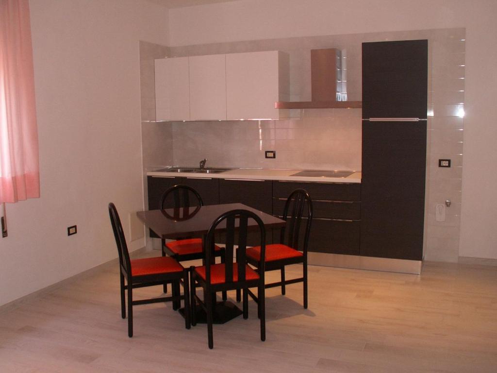 Kuchyň nebo kuchyňský kout v ubytování Hotel Belvedere
