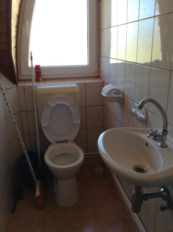 Kúpeľňa v ubytovaní Álom Ház
