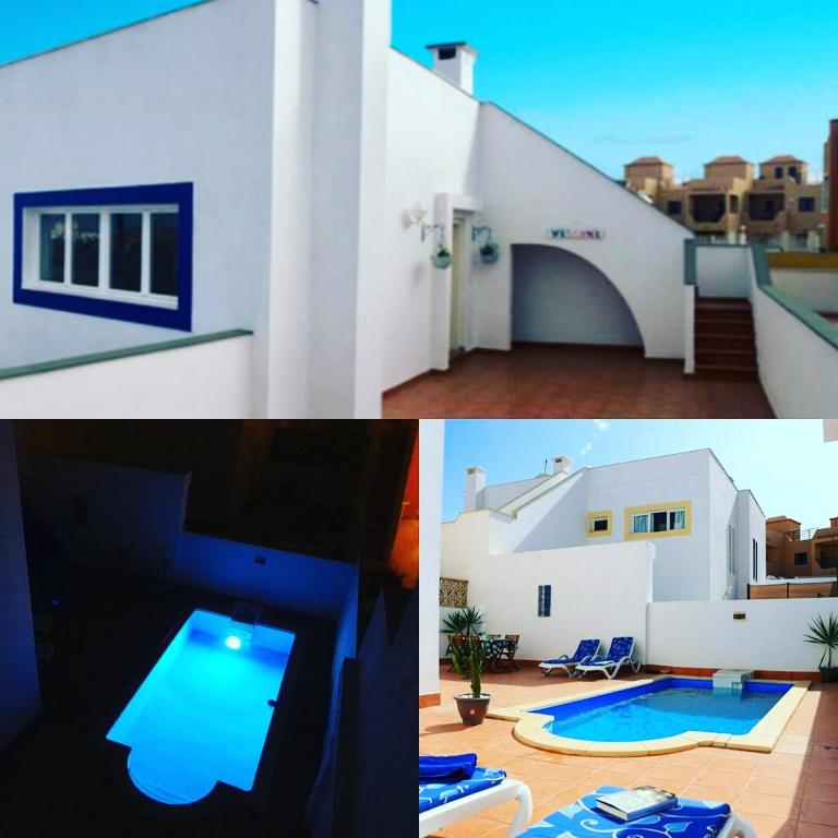 Bazén v ubytování Eureka ! Calle el Roque, urbanización la Caracola. Corralejo, Fuerteventura nebo v jeho okolí